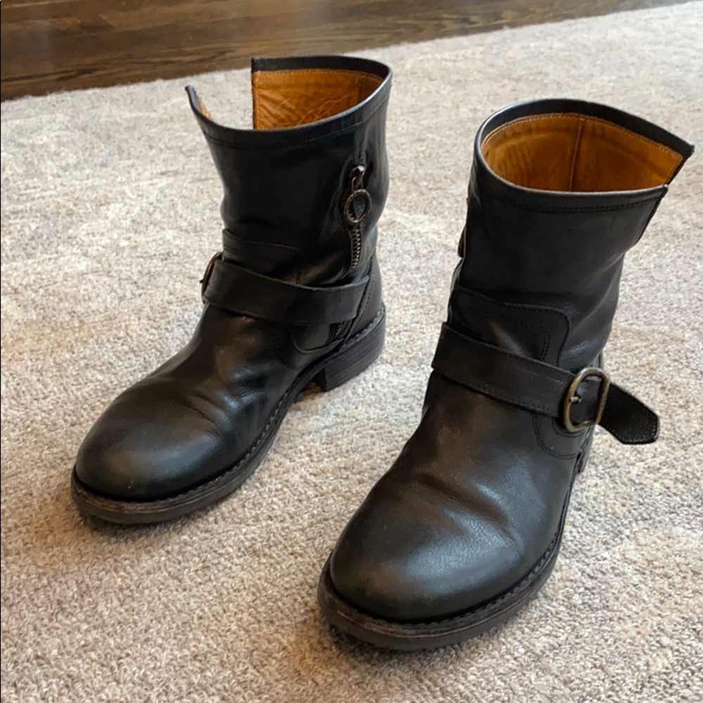 Fiorentini and Baker Black Booties